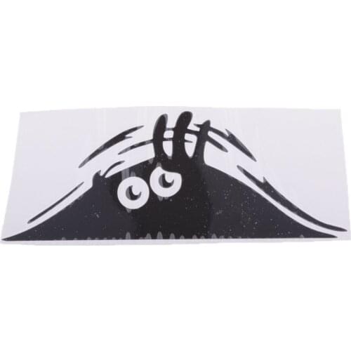 Peeking Decal Window Bumper Sticker Car Surface Eyes Decor Peek Looking