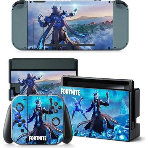 Stickers Switch Fortnite Season 8 Switch Vinyl Skin Decal Sticker Wrap for Switch Screen Protector Skin Console Sticker Kid Gift