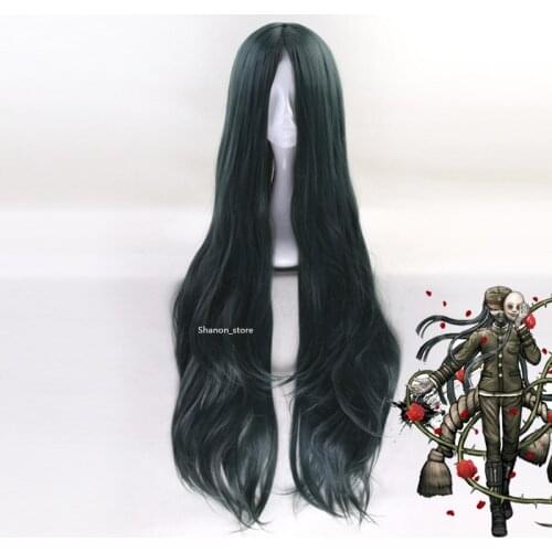 Danganronpa V3: Killing Harmony Korekiyo Shinguji Long Wig Cosplay Costume Dangan Ronpa Heat Resistant Synthetic Hair +Wig Cap