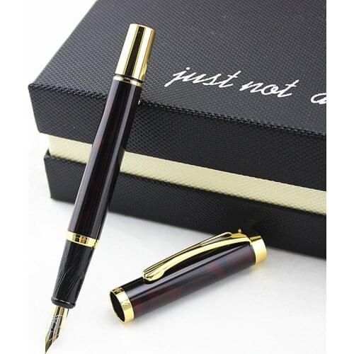High quality Iraurita Fountain pen Full metal Golden Clip luxury pens Caneta Stationery Office school supplies