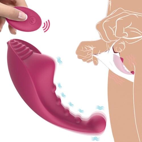Portable Panty Vibrator Clitoral Stimulator Invisible Vibrating Egg Sex Toys for Woman Wireless Remote Wearable Vibrator 10 Mode
