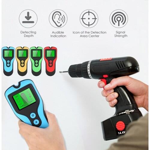 3In1 Sensor Wall Scanner Pipe Finder Pipe Wire Detector Electronic Stud Locator Wood Joist Wall Scanner For Metal Detector Tools