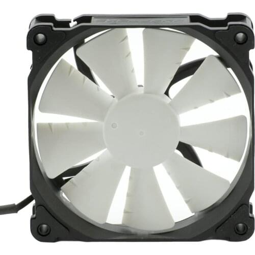 Phanteks F120XP 500-1500RPM, PWM Frame/Blades, 4pin 120mm Case Fan Retail Cooling Static Fan Black/White