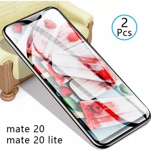 2pcs Tempered Glass For Huawei Mate 20 Lite Mate20 Protective Glass Screen Protector Phone Safety Film Tremp On Made Matte Light