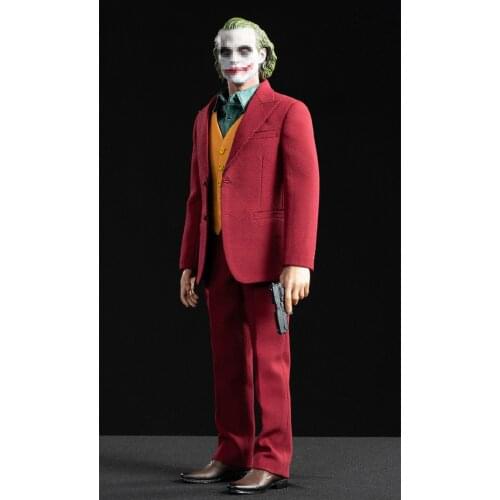 In Stock 1/6 The Comedian Joker Clown Joaquin CEN-M13 The Clown Exclusive Red Suit Clothes Accessory for 12 inches Body