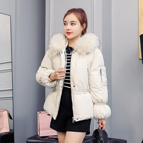2019 Special Offer Polyester Winter Korean New Hubble-bubble Closing Sleeve Fund Heavy Seta Lead Woman Self-cultivation Coat