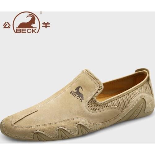 Beck new popular finger outsole casual shoes genuine leather upper moccasin convenient loafers driving shoes