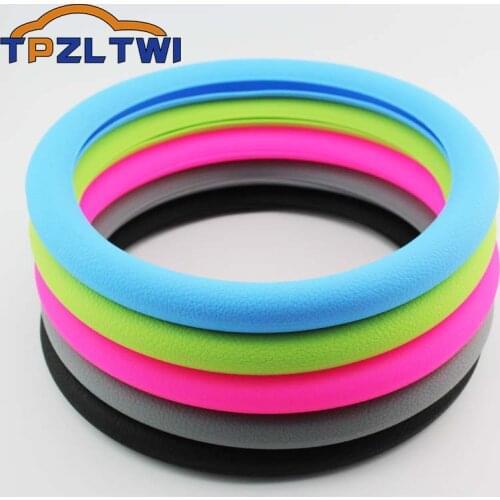 Car Steering Wheel Cover For Smart 450 451 453 452 Forfour Fortwo Cabrio City-Coupe Crossblade Roadster Coupe Auto Accessories