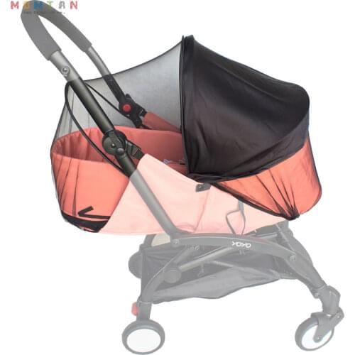 Baby Stroller Sleeping Basket Accessories Mosquito Net With Sunshade for Babyzen Yoyo Newborn Nest