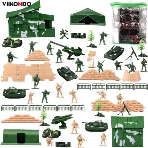 DIY Military Soldier Model Map Scene Set Toy 5cm Soldiers Simulation Special Troops Military Model Figures Toys