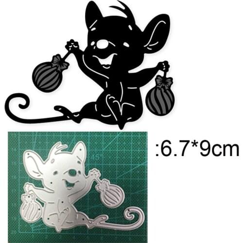 Animals Mouse Lantern New 2021 Metal Cutting Dies for Scrapbooking Paper and Card Making Decorative Embossing Die Cut Craft dies