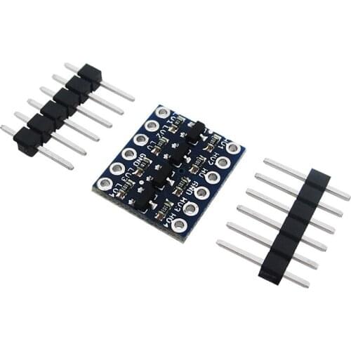 New! 100pcs/lot 4 channel IIC I2C Logic Level Converter Bi-Directional Module 5V to 3.3V