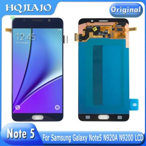 Original For Samsung Note 5 LCD Display Touch Screen Digitizer For Samsung Galaxy Note 5 N920 N920I N920G N920T LCD