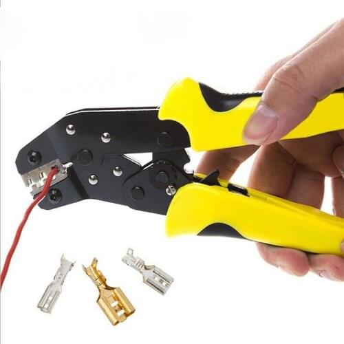 Ratchet Wheel Plier Save Effort Terminal Crimping Press Plier Hand Tool Perfect for Electricians Maintainers Multi-function Pl