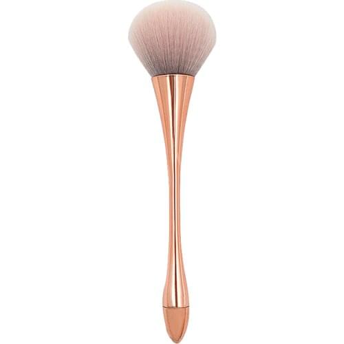 Rose Gold Powder Blush Brush Professional Make Up Brush Large Cosmetic Face Cont Cosmetic Face Cont brocha colorete Make Up Tool