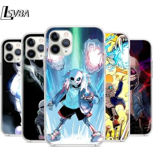 Undertale Sans Silicone Cover For Apple iPhone 12 Mini 11 Pro XS Max XR X 8 7 6S 6 Plus 5S SE 2020 Phone Case