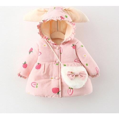 Down Jackets For Girls Sweet Cherub China