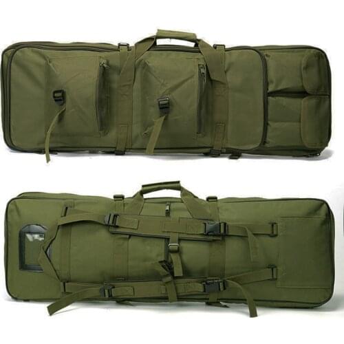 Airsoft Carbine Tactic Case 85cm 100cm 120cm Military Paintball Shooting Double Nylon Bag Case Backpack Shooting Air Rifle Bags