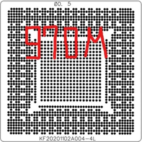 BGA Stencil For Notebook Graphics Card 970M N16E-GT-A1 N16E-GX-A1 N16E-GS-KAB-A1 N16E-GS-KCE-A1 N15E-GX-A2 N15E-GT-A2 Reballing