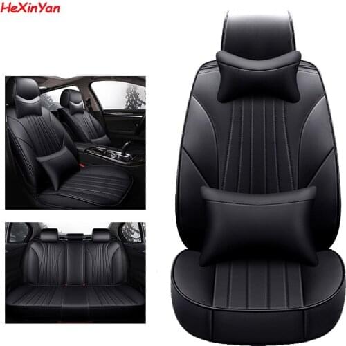HeXinYan Leather Universal Car Seat Covers for Kia ceed rio sportage sorento optima cerato soul carens venga K5 picanto spectra