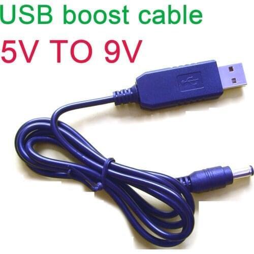 DYKB 6W USB Boost Cable DC-DC 5V Step Up to 9V Voltage Converter Power Charger Module Charging Cable for Mobile power / router