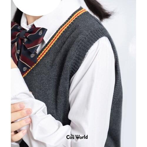 XS-XXL Spring Autumn Mens Womens Sleeveless Stripes Knit Vests Pullovers V Neck Sweaters For JK School Uniform Student Clothes