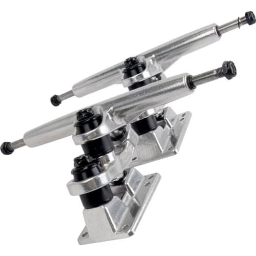 1 Pair double floor longboard Trucks 7inch kateboard bracket trucks gravity casting tech