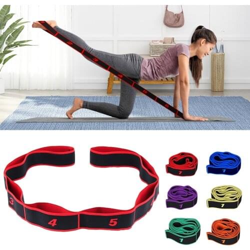 1Pc Fitness Elastic Yoga Resistance Band Gym Sport Training Pitales Belt Stretch Latin Dance Tape