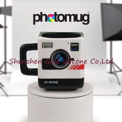 18pcs/lot 2016 Hot Personality Ceramic Camera Cup Travel Coffee Mug Camera Shape Creative Gifts