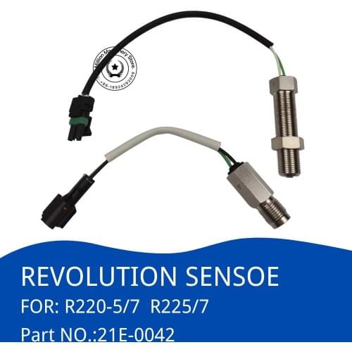 21E3-0042 RMP Revolution Sensor Speed Sensor for R220-5/7 R225-7 Excavator Engine Replacement Part Accessories