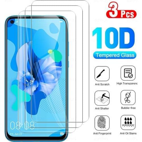 3Pcs Tempered Protector Glass For Huawei P20 Pro P20Lite Lite P 20 P20Pro Protective Phone Clear Safety Screen Full Cover Film