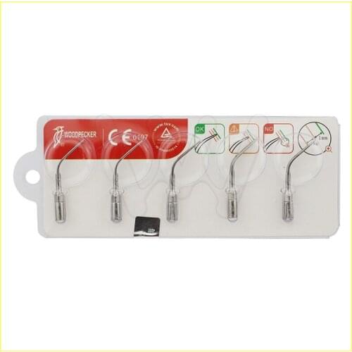 5 Pcs Woodpecker Ultrasonic Piezo Scaler Tips Scaling G3 EMS Compatible Original