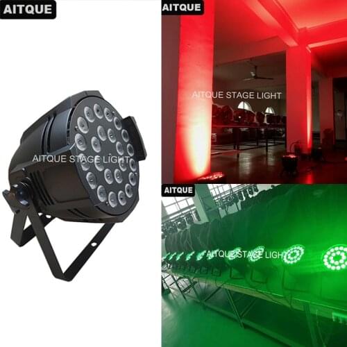 50pcs Disco stage effects High power led par light dmx 24x10w rgbw led par 64 wash light uplighting