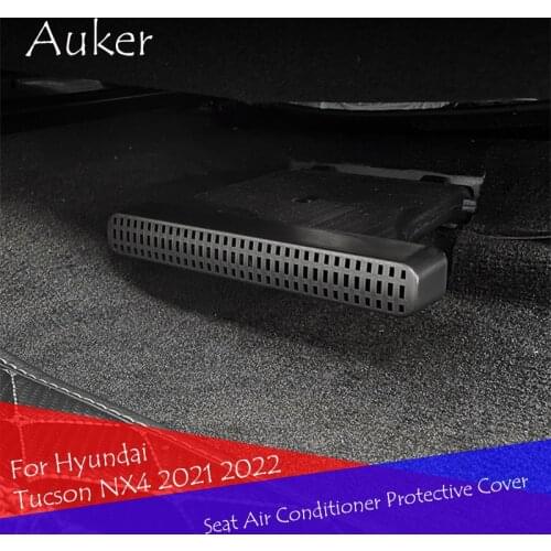 Car under back seat AC heat floor air conditioner outlet Grid cover Air outlet mask Accessories For Hyundai Tucson NX4 2021 2022