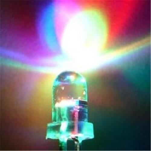 Free shipping 1000Pcs/lot light emitting diode Colorful lights 5mm led F5 24-26 mm long pin Slow flash
