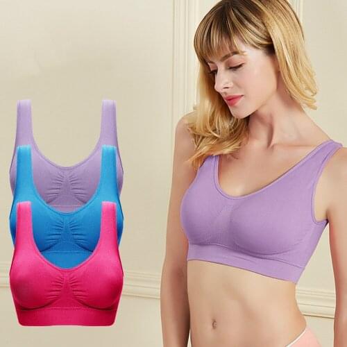 No Rims Sexy Lingeries Underwears Wireless Women Bras For Women Seamless Bra With Pads Plus Size 6XL Ladys Vest