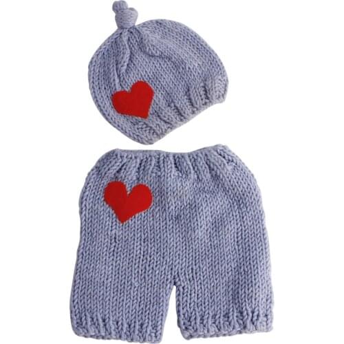 Newborn Baby Boys Girls Cute Crochet Knit Costume Prop Outfits Photo Photography