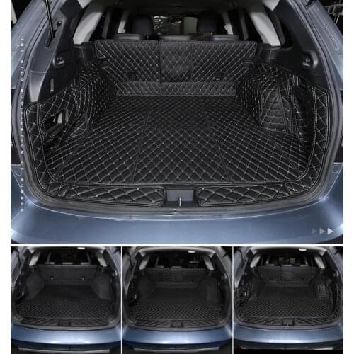 Fiber leather car trunk mat for subaru outback 2015 2016 2017 2018 2019 2020 car accessories
