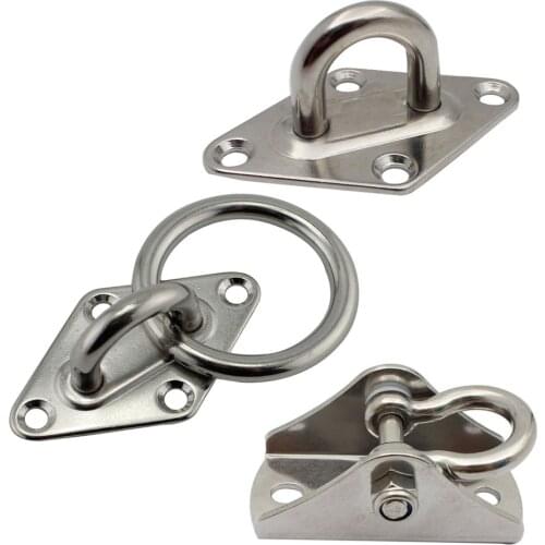 Stainless steel circle ring hanger buckle DIY handmade chain fitting door hasp lock hook suspension connecting ship latch Ring