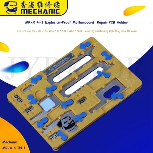Mechanic MR-X 4 in1 Explosion-Proof Motherboard CPU NAND Fingerprint Repair PCB Holder Fixture For iPhone XR / Xs / Xs Max / X