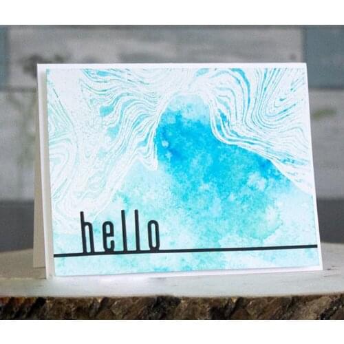 "Hey there" "Howdy" Words Metal Cutting Dies For Making Cards Scrapbooking DIY Album Decoration Craft New 2019