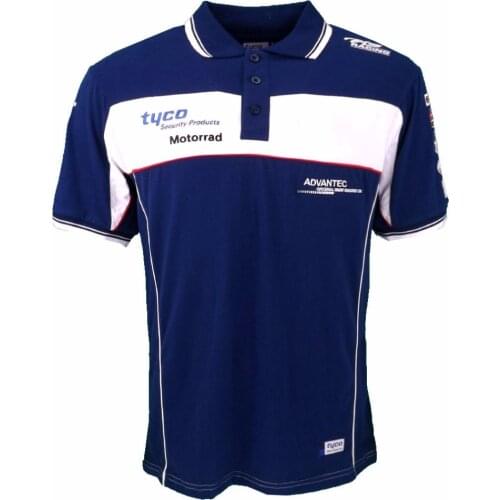 High Quality Polo Shirt for BMW Motorcycle Cotton T-shirt Motorbike MX Dirt Bike Motorrad Summer Short Sleeve Jersey Mens