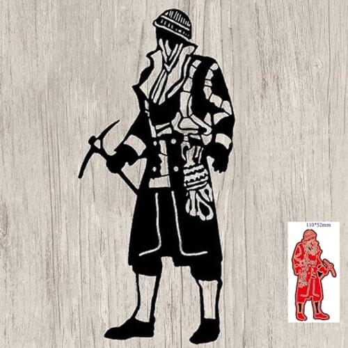 Man Metal Cutting Dies Stencil DIY Scrapbooking Album Paper Card Template Mold Embossing Craft Decoration