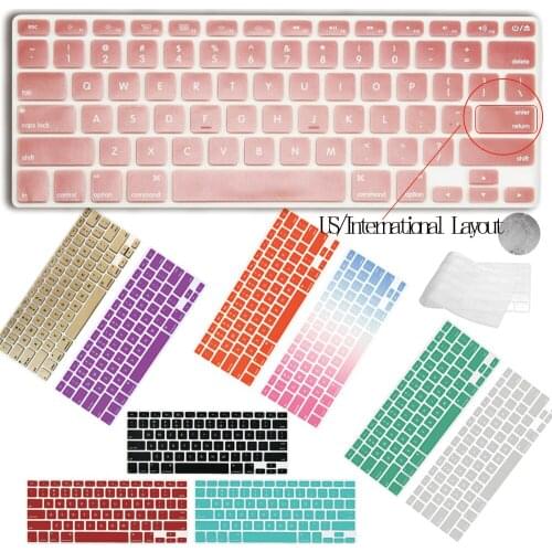 Keyboard Stickers for Apple Macbook Pro 13" A1708/ Macbook 12" (A1534) Dustproof Soft Silicone Keyboard Case