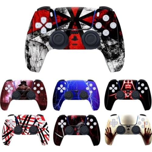 Skin Sticker For PlayStation 5 PS5 Controllers Gameing Anti-slip protection Cover stickers For SONY PS 5 Console Case skin