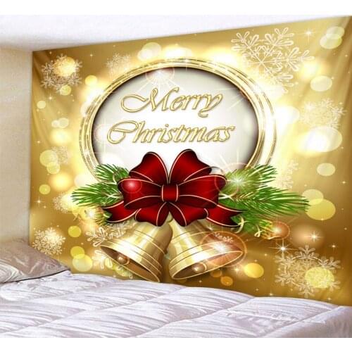 Christmas bell Art Home Wall Hanging Tapestry Wall Ornamentation Christmas Wall Decor High Quality Tapestry Home Decor