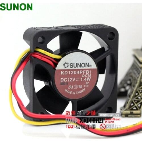 Original For Sunon KD1204PFB1-8 4CM 4010 2V 1.4W quiet fan tachometer