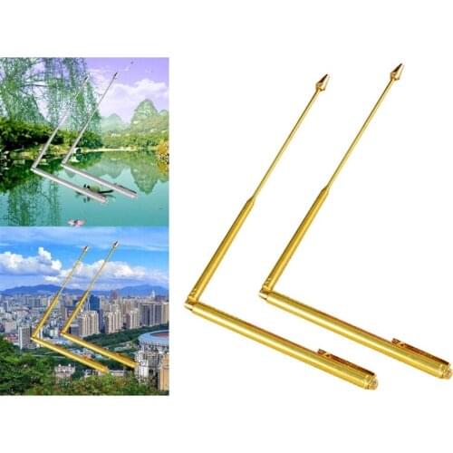 Adjustable Divining Rods Sets for Detect Gold Water Ghost Hunting Looking for Lost Thing and Paranormal Investigation
