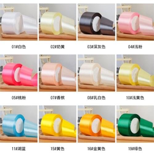 6mm 1cm 1.5cm 2cm 2.5cm 4cm 5cm Satin Ribbons Christmas Halloween Wedding Gift Wrap Ribbons DIY Handmade Rose Flower Ribbon