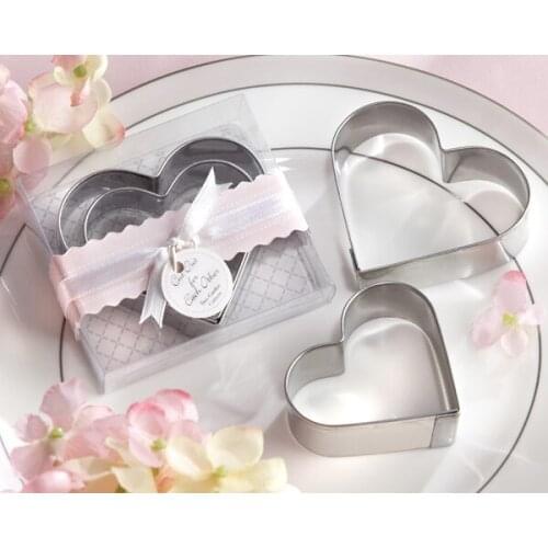 Wedding gifts for guests Favor stainless steel heart-shaped cake mold cake cookie cutter love omelette device lin4550
